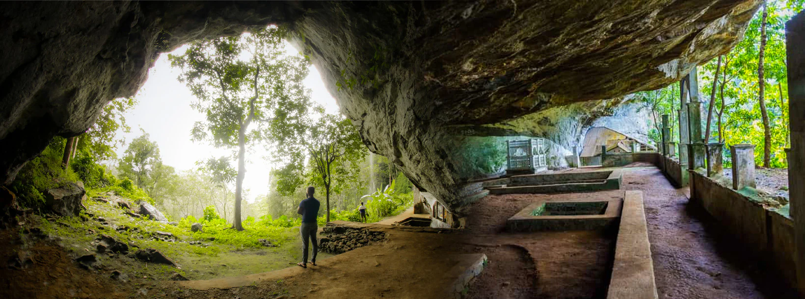 Wawulpane Limestone Cave - A prehistoric limestone cave with a flowing stream and bat colonies.